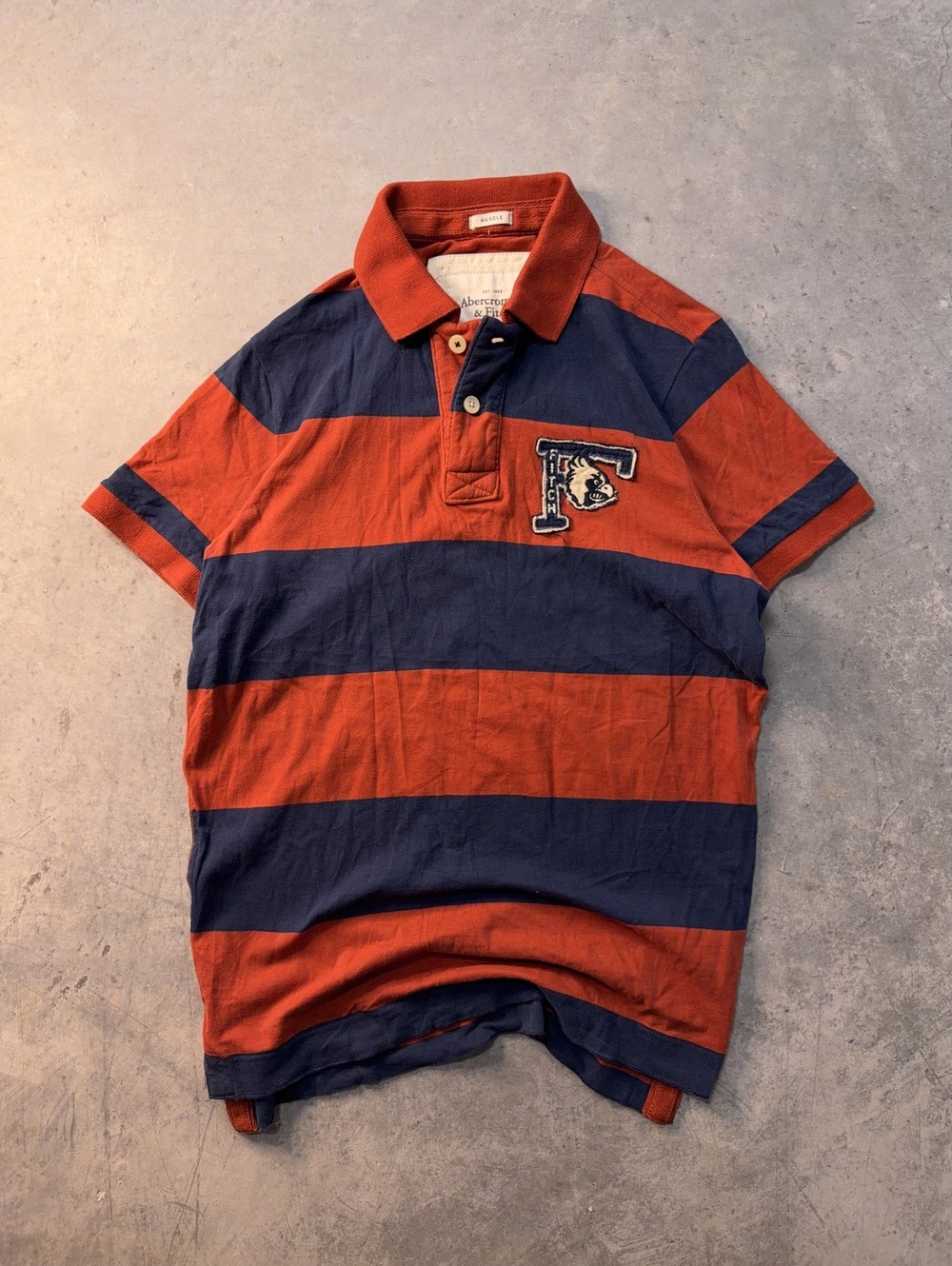 Vintage Abercrombie & Fitch Muscle Polo Y2K